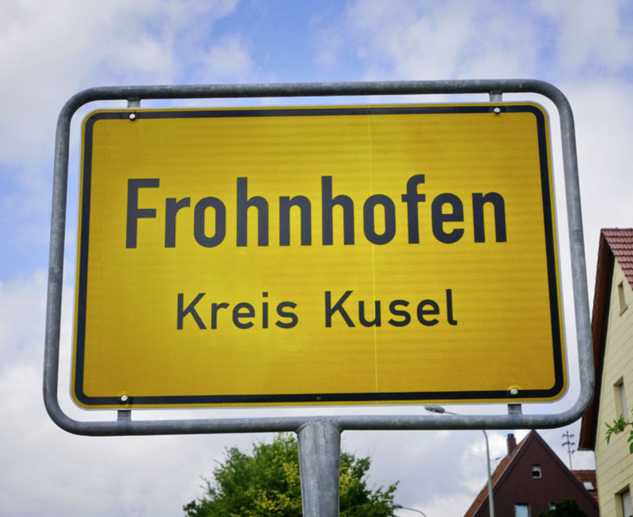 Schild Ortsgemeinde Frohnhofen