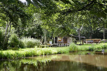 Die Fischerhütte am Entenweiher